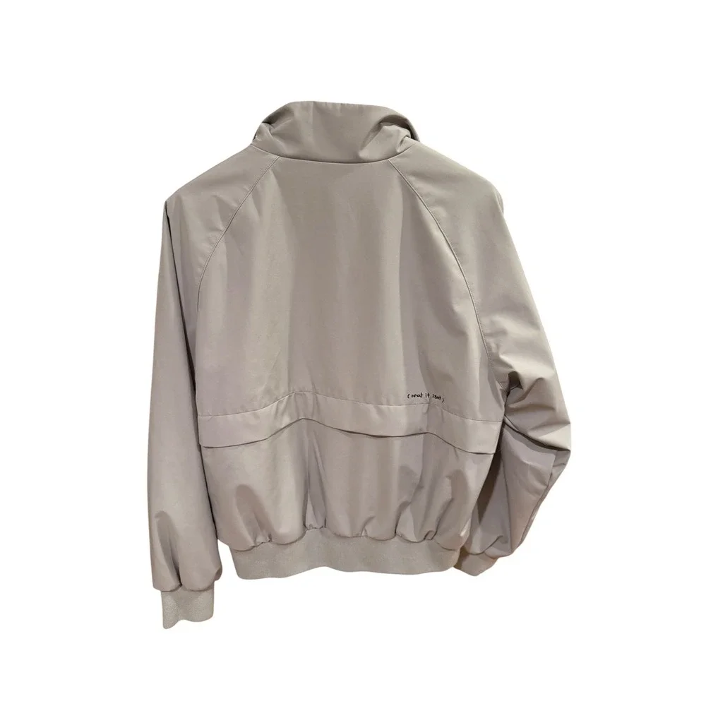 Mark Gonzales (what it isnt) Angel Logo Fleece Lined Windbreaker Jacket Grey S